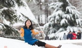 吃瓜 雪地 模特,模特的冬日时尚演绎