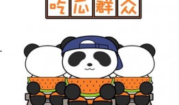 熊猫吃瓜卡通,欢乐卡通里的趣味时光